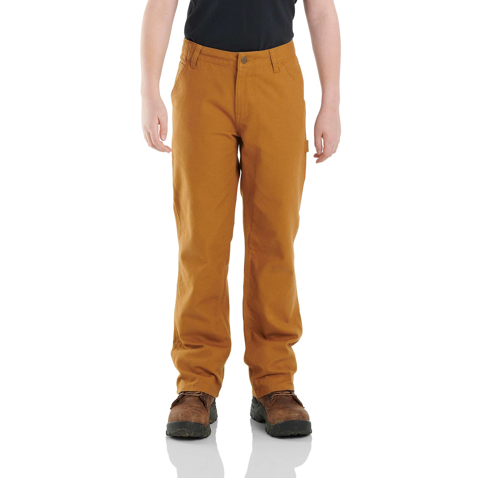 Boys Canvas Dungaree Sizes Child Youth Carhartt Brown Carhartt