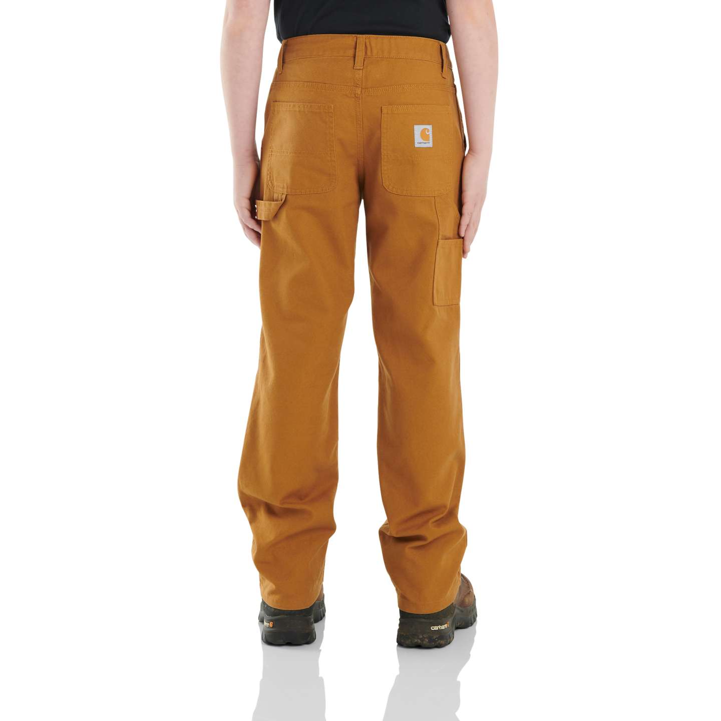 Брюки Carhartt Canvas Dungaree Sizes для мальчиков, цвет: Коричневый — фото 2