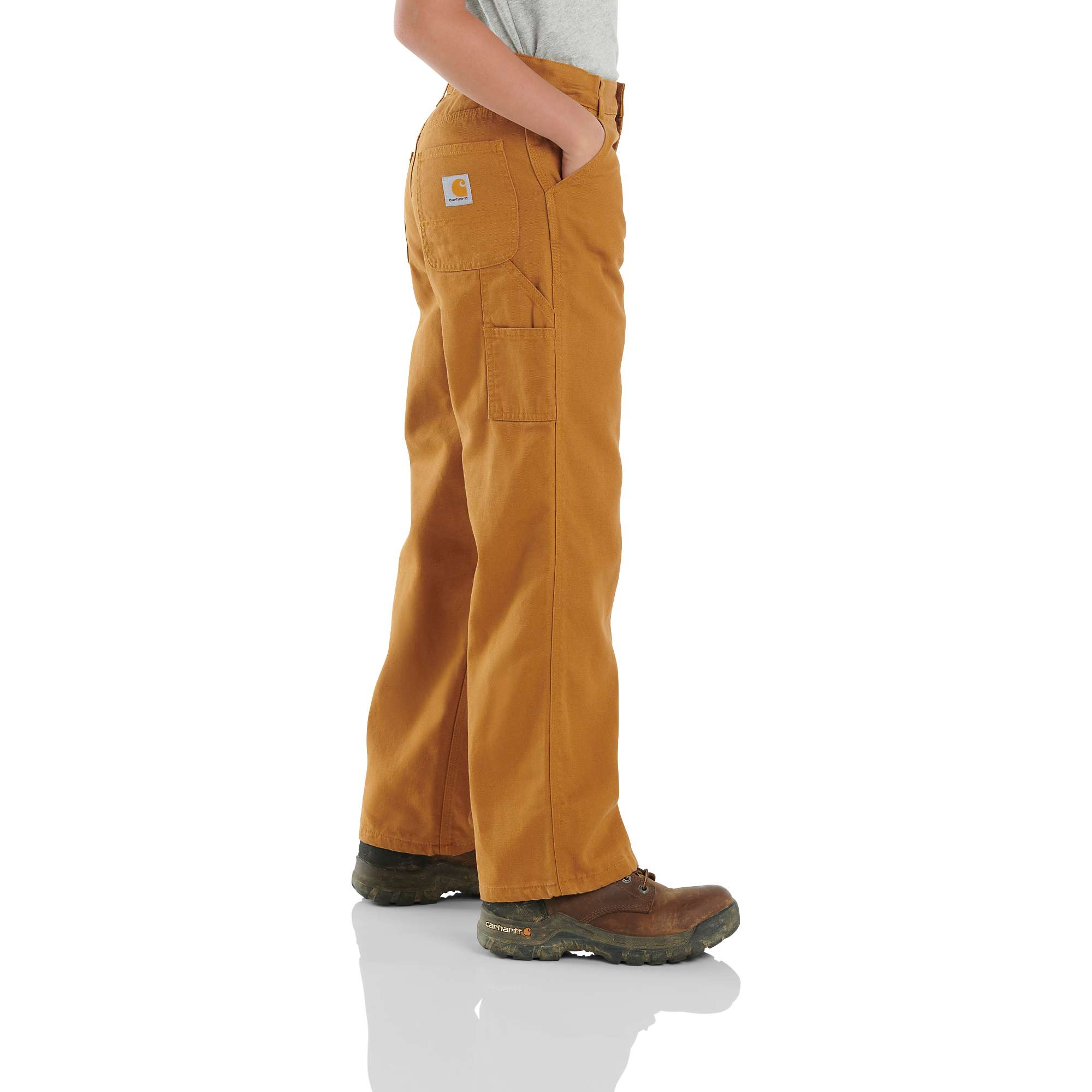 Additional thumbnail 2 of Boys' Canvas Dungaree Flannel-Lined (Child/Youth)