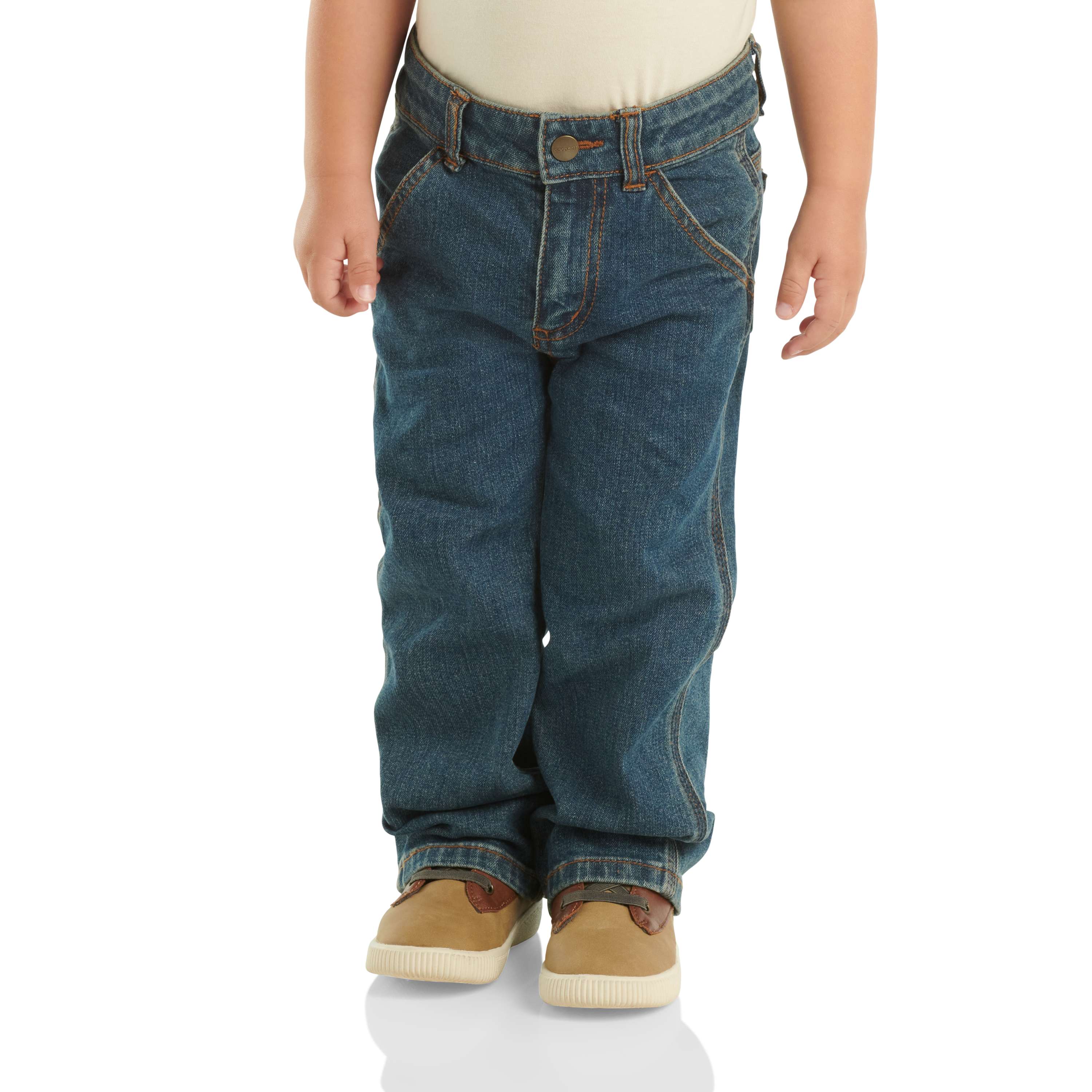 Additional thumbnail 1 of Boys' Washed Denim Dungaree (Infant/Toddler)