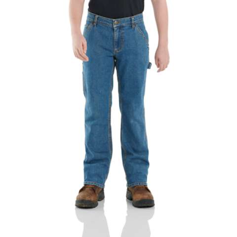 Детские брюки Carhartt Boys' Denim Dungaree Pant (Child/Youth)