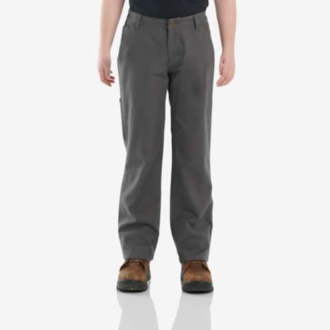 Детские ботинки Carhartt Boys' Rugged Flex® Loose Fit Canvas Utility Boot-Cut Work Pant (Child/Youth)