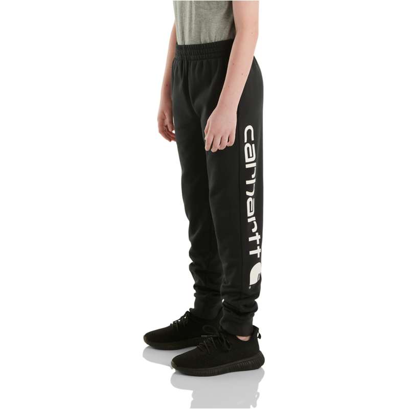 Carhartt  Black Boys' Fleece Logo Sweatpants (Child)