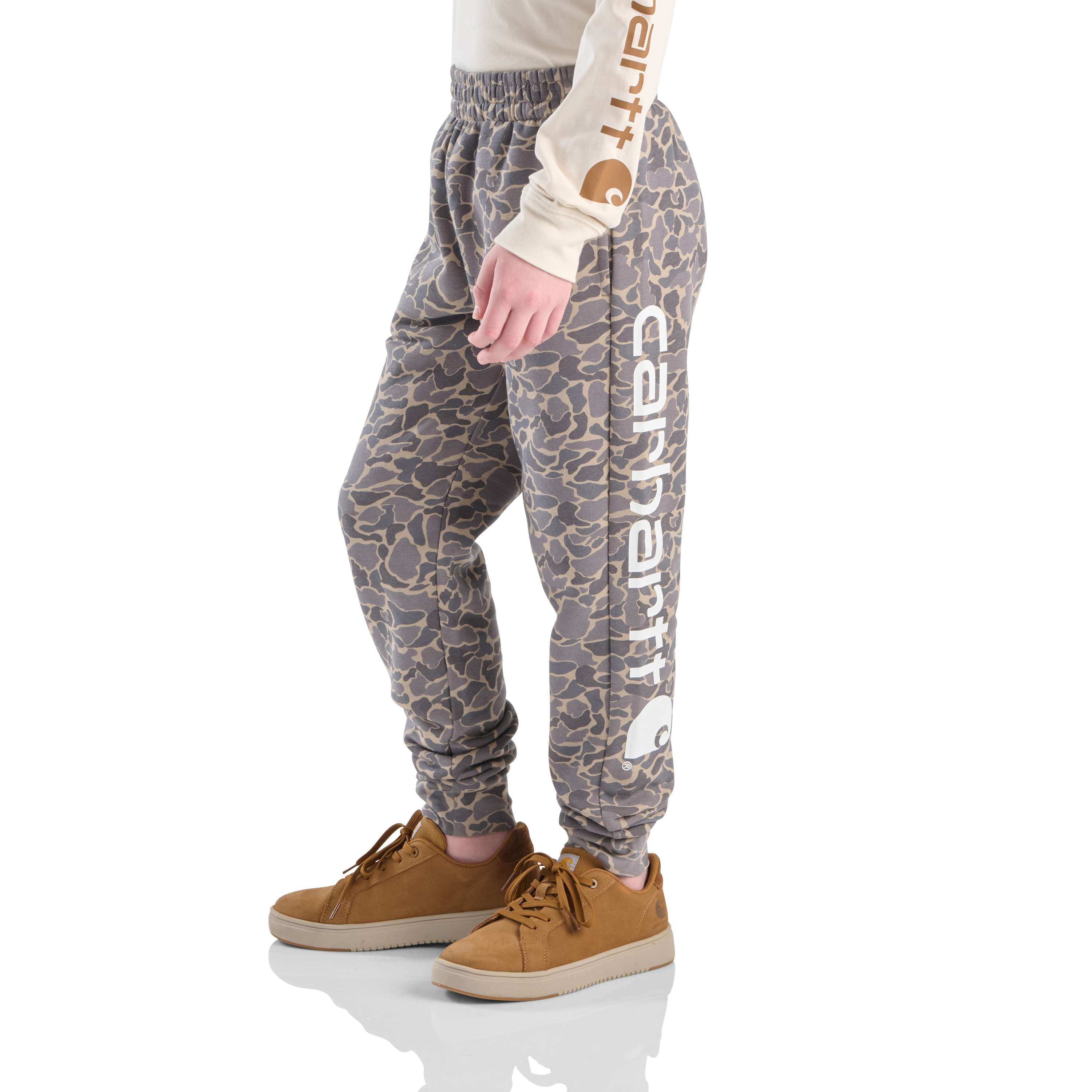 Additional thumbnail 1 of Boys' Elastic Waistband Fleece Camo Logo Sweatpants (Child/Youth)
