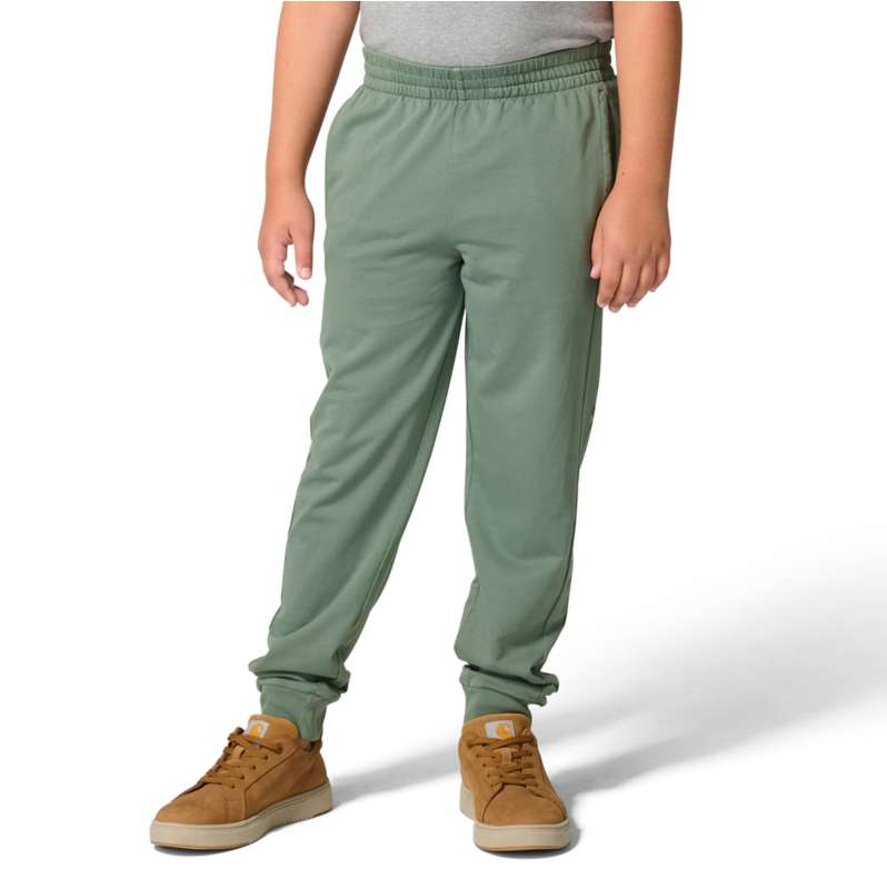 Carhartt  Vintage Green Boys' Re-Engineered Garment Dye Logo Sweatpants (Child)