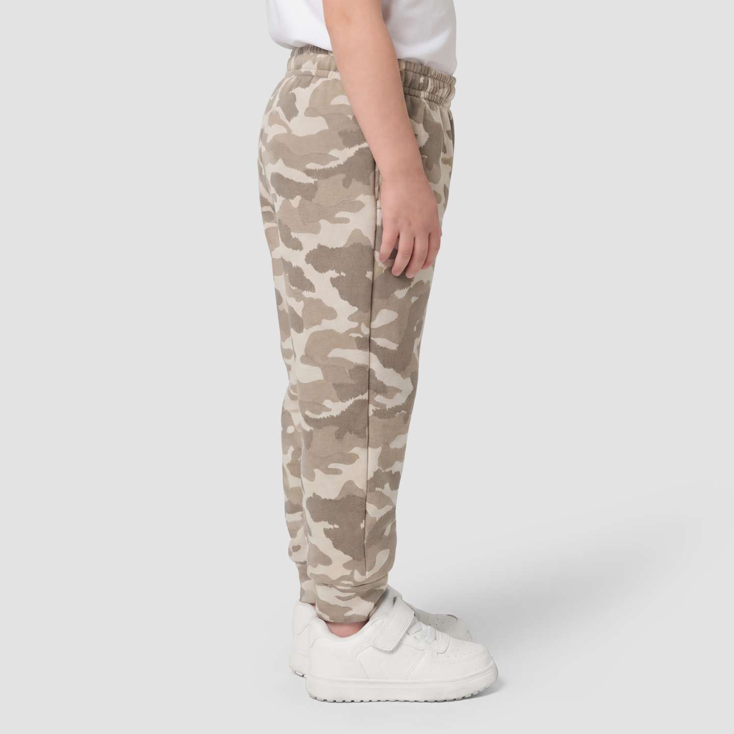 Брюки Carhartt Elastic Waistband Fleece Printed Camo Sweatpant для мальчиков-малышей, цвет: Бежевый — фото 4