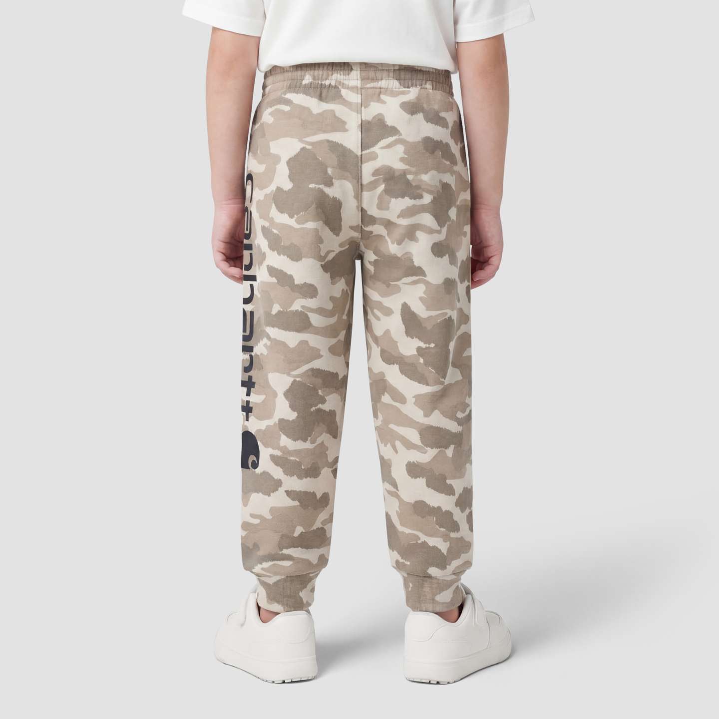 Брюки Carhartt Elastic Waistband Fleece Printed Camo Sweatpant для мальчиков-малышей, цвет: Бежевый — фото 2