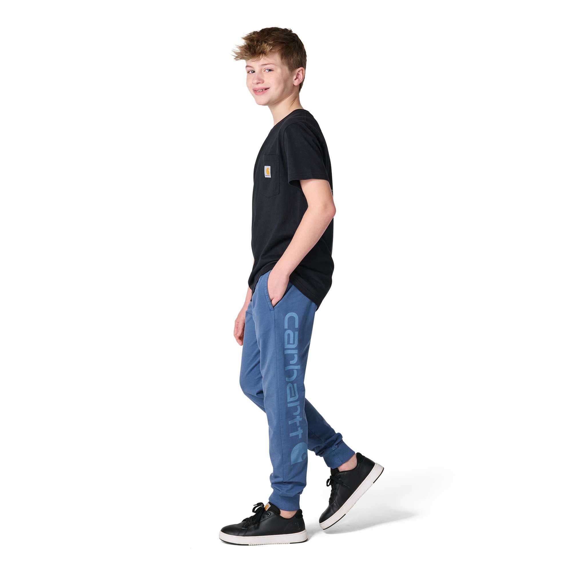Additional thumbnail 1 of Boys' Elastic Waistband French Terry Garment Dyed Sweatpant (Youth)