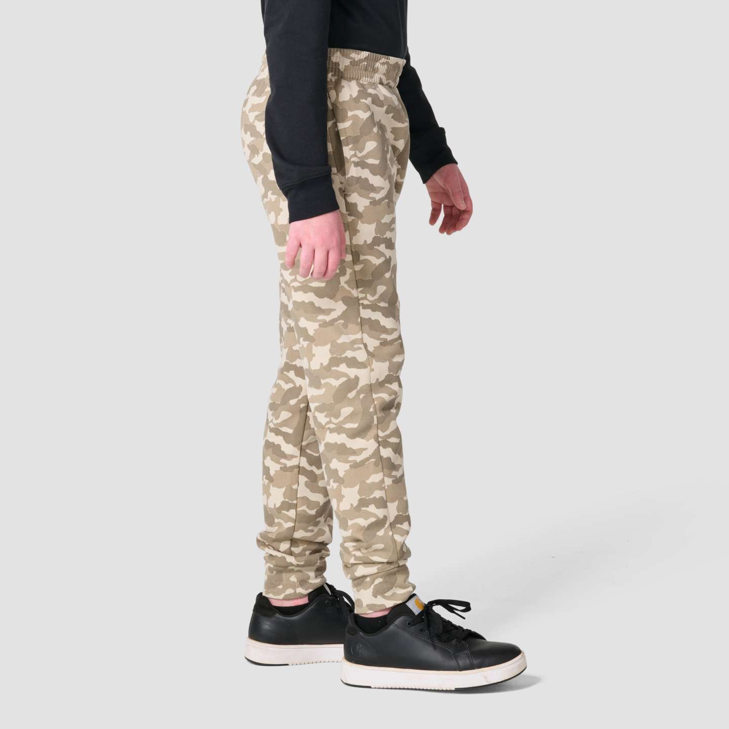 Брюки Carhartt Elastic Waistband Fleece Camo Printed Sweatpant для мальчиков, цвет: Бежевый — фото 4