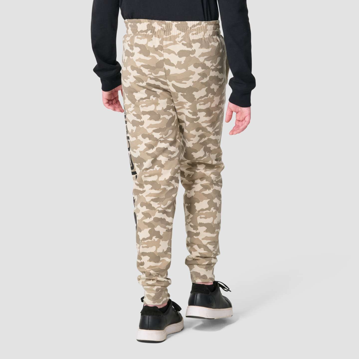 Брюки Carhartt Elastic Waistband Fleece Camo Printed Sweatpant для мальчиков, цвет: Бежевый — фото 2