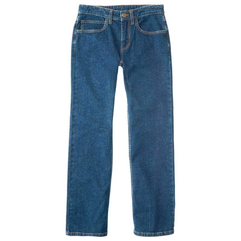 Carhartt  Denim Medium Wash Girls' Rugged Flex® Relaxed 5-Pocket Boot-Cut Jean