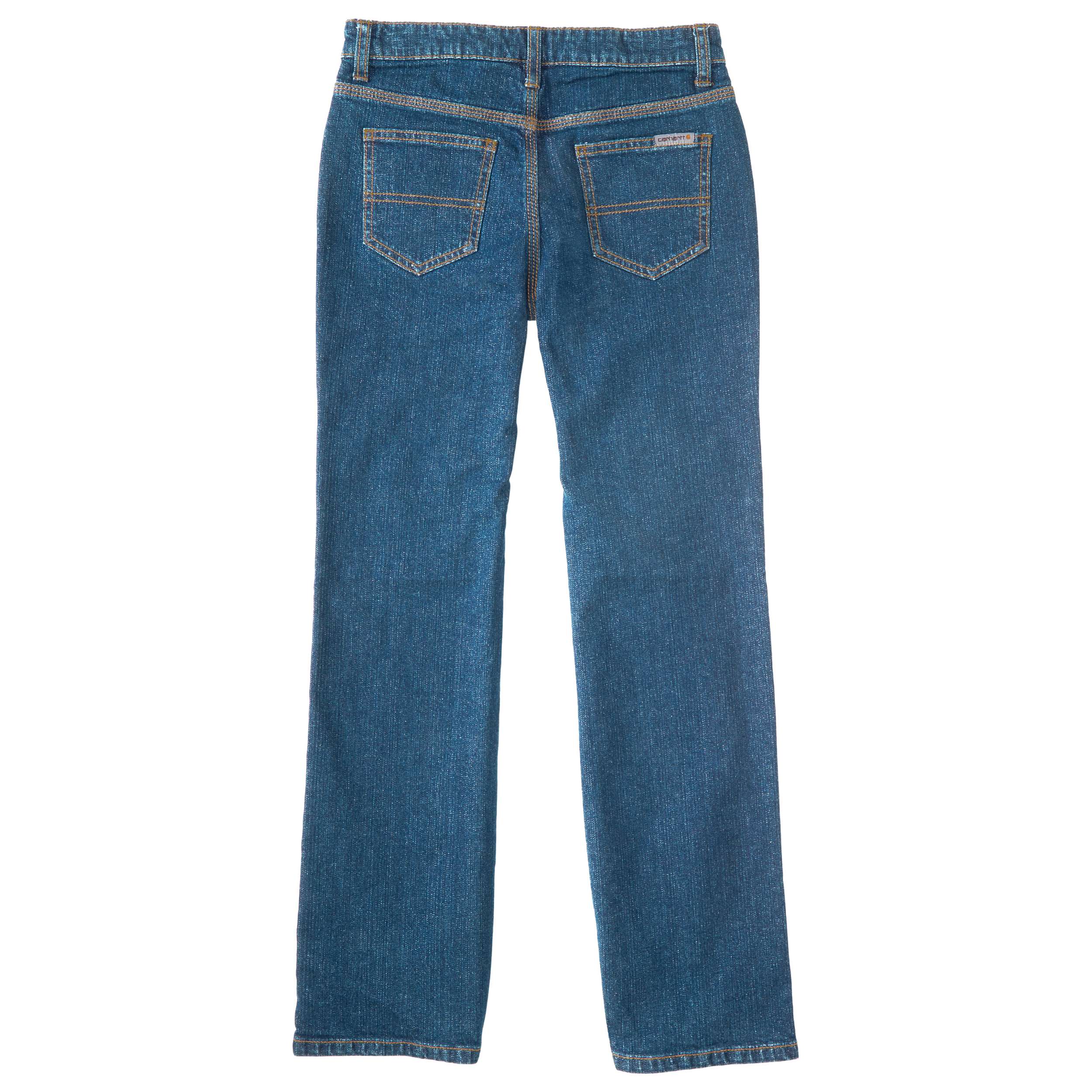 Additional thumbnail 2 of Girls' Rugged Flex® Relaxed 5-Pocket Boot-Cut Jean