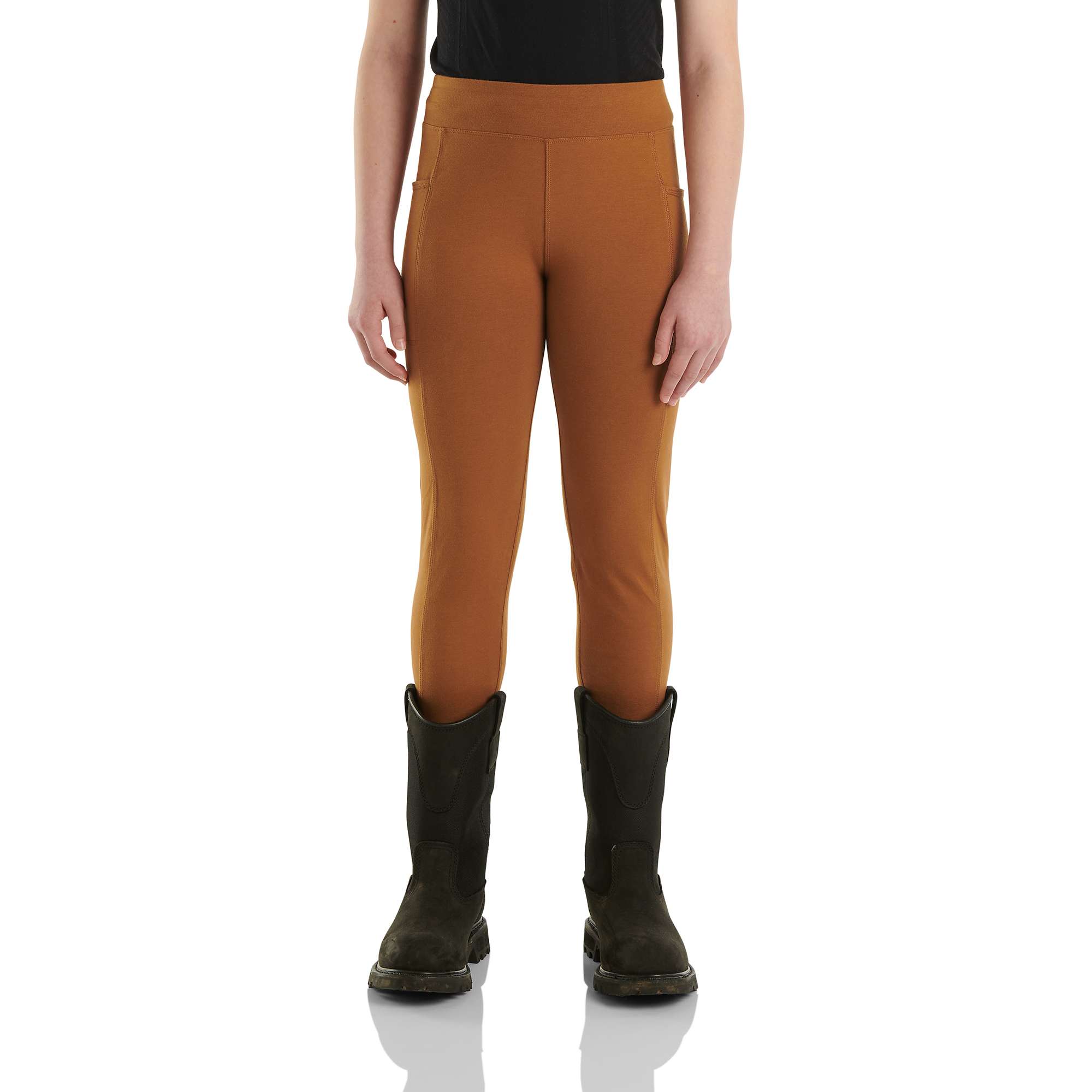 Girls' TOUGH COTTON™ Fitted Utility Leggings