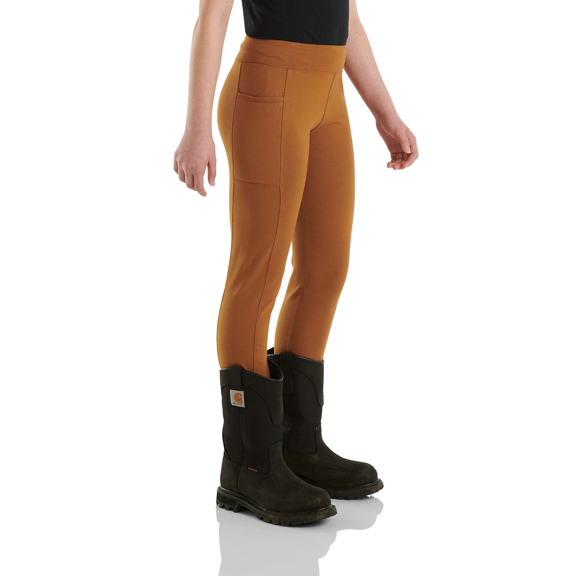 Girls' TOUGH COTTON™ Fitted Utility Leggings