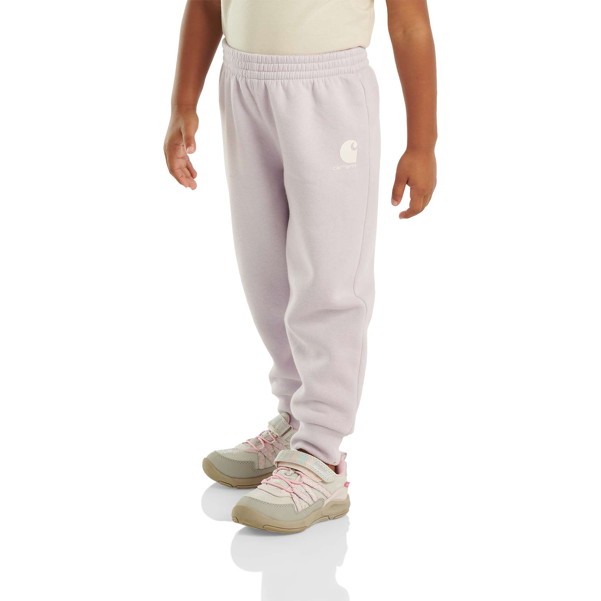 Carhartt Girls' Elastic Waistband Fleece Logo Sweatpants (Infant/Toddler)