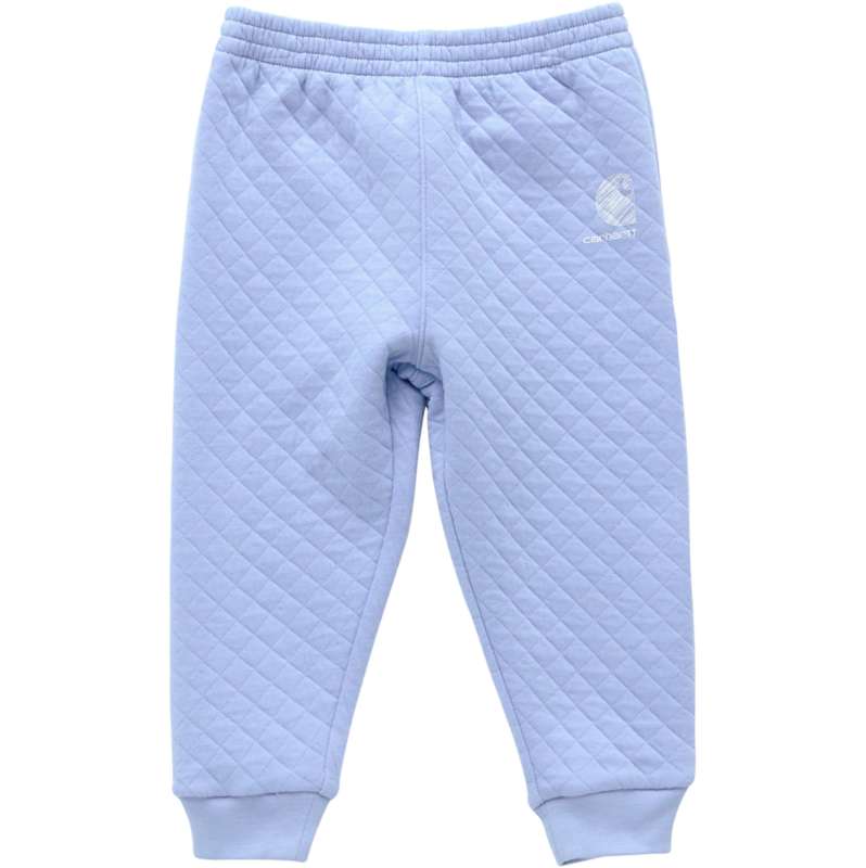 Carhartt  Fresh Lavender Girls' Quilted Jersey Logo Elastic Sweatpants (Infant/Toddler)