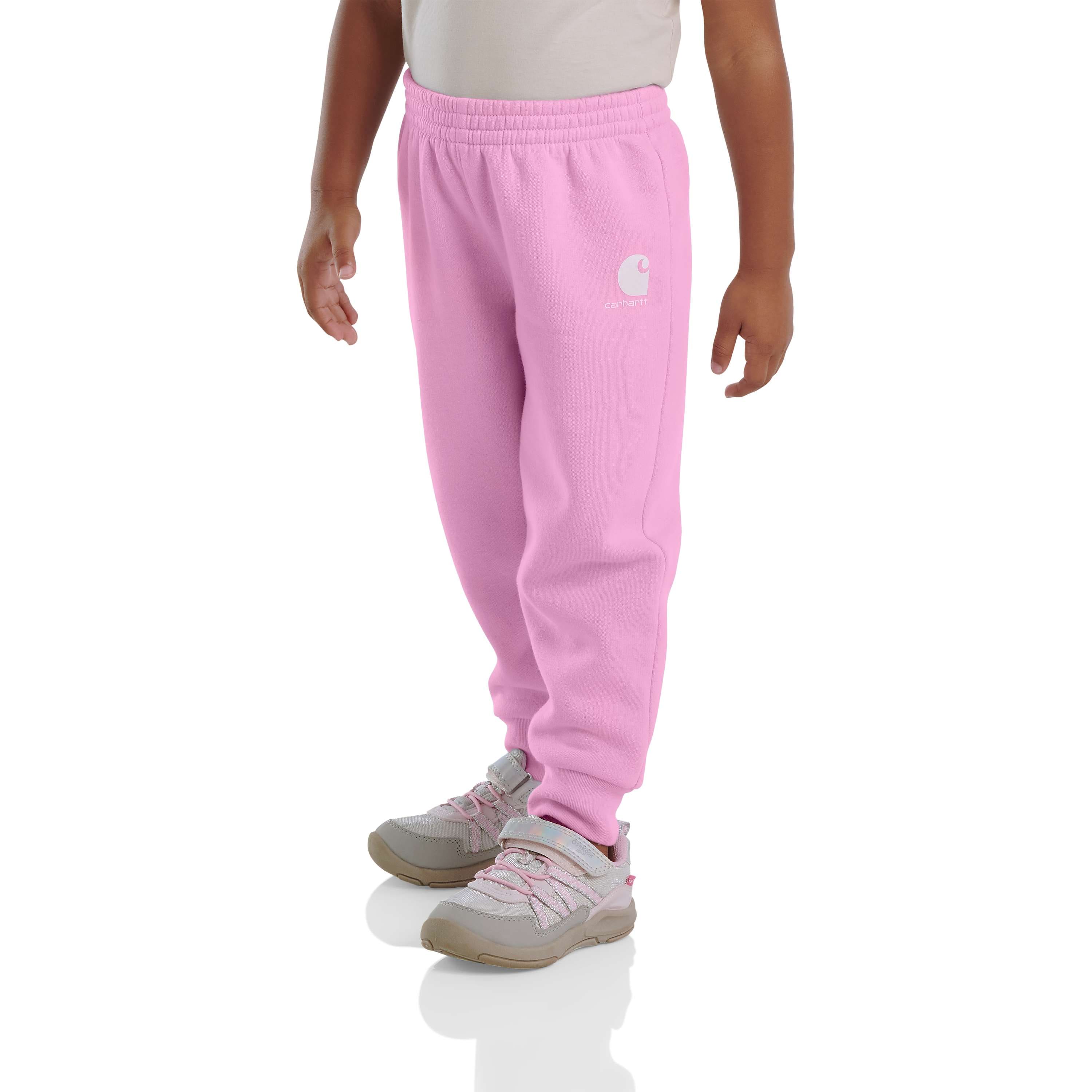 Additional thumbnail 1 of Girls' Elastic Waistband Logo Sweatpants (Baby/Toddler)