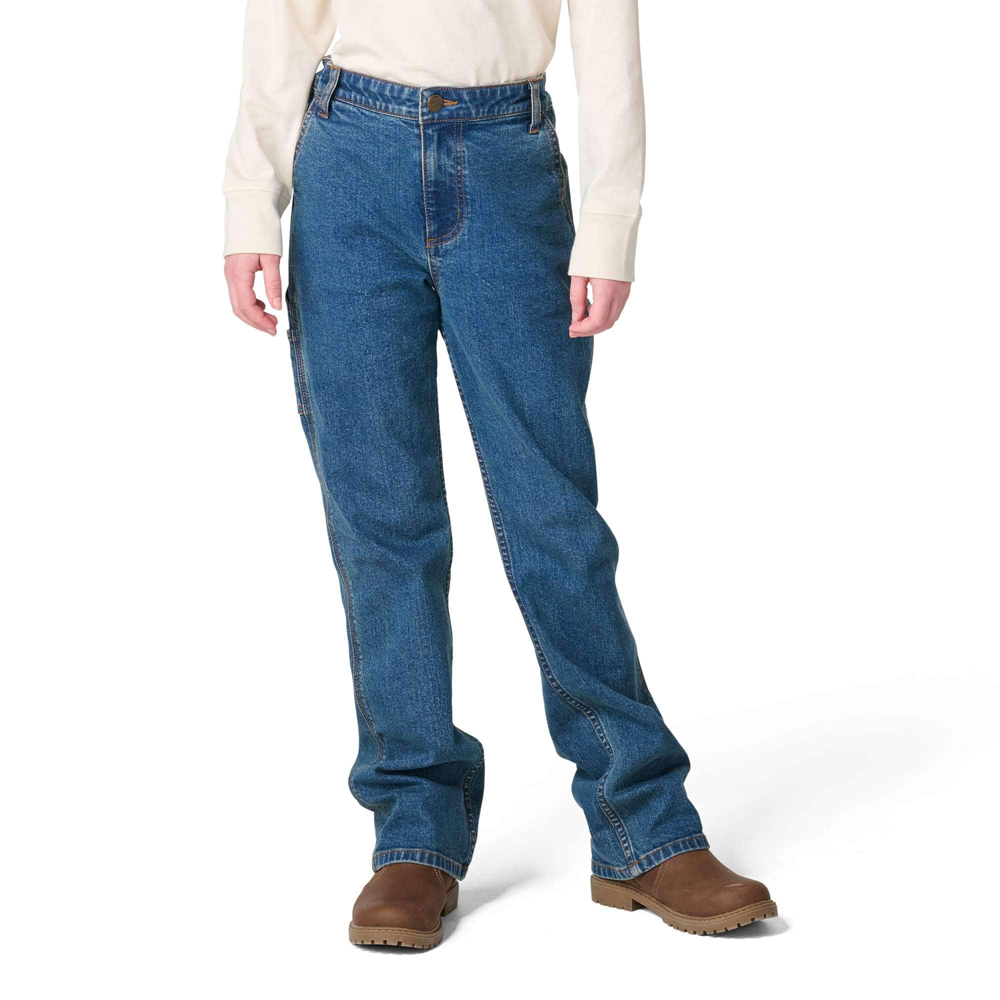 Carhartt Girls' Adjustable Waistband Essential Work Jean (Child/Youth)
