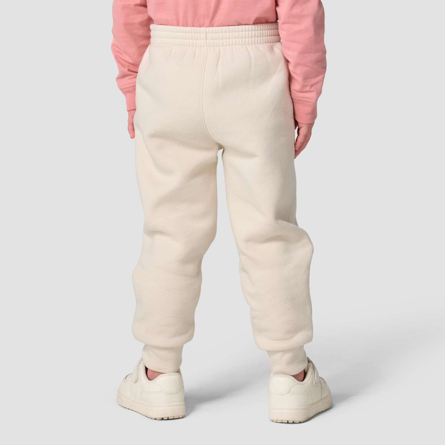 Брюки Carhartt Elastic Waistband Logo Sweatpant для девочек-малышей, цвет: Меловой — фото 2