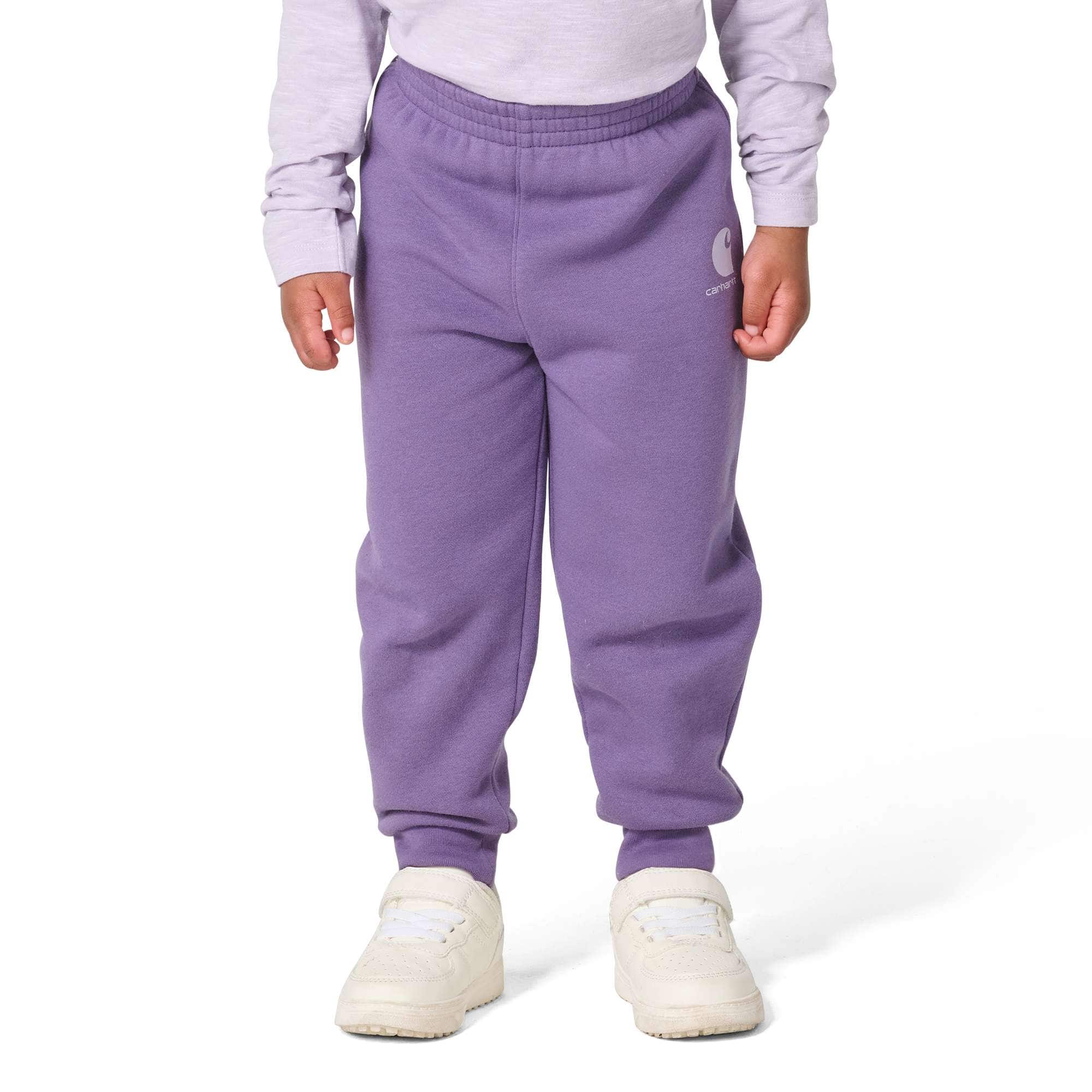 Additional thumbnail 1 of Girls' Elastic Waistband Logo Sweatpant (Baby/Toddler)