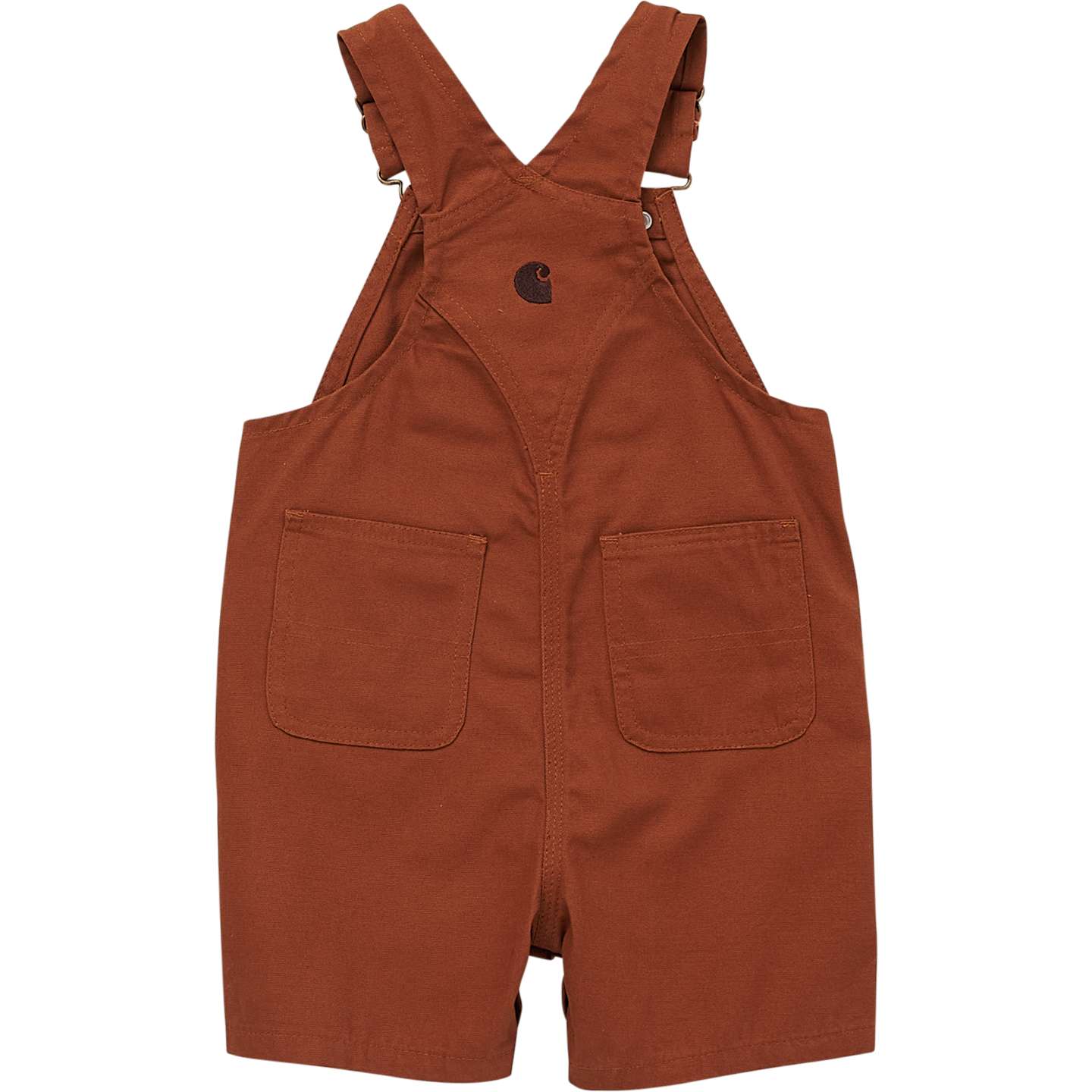 Детские комбинезоны Carhartt Loose Fit Canvas Shortall, цвет: Коричневый — фото 3