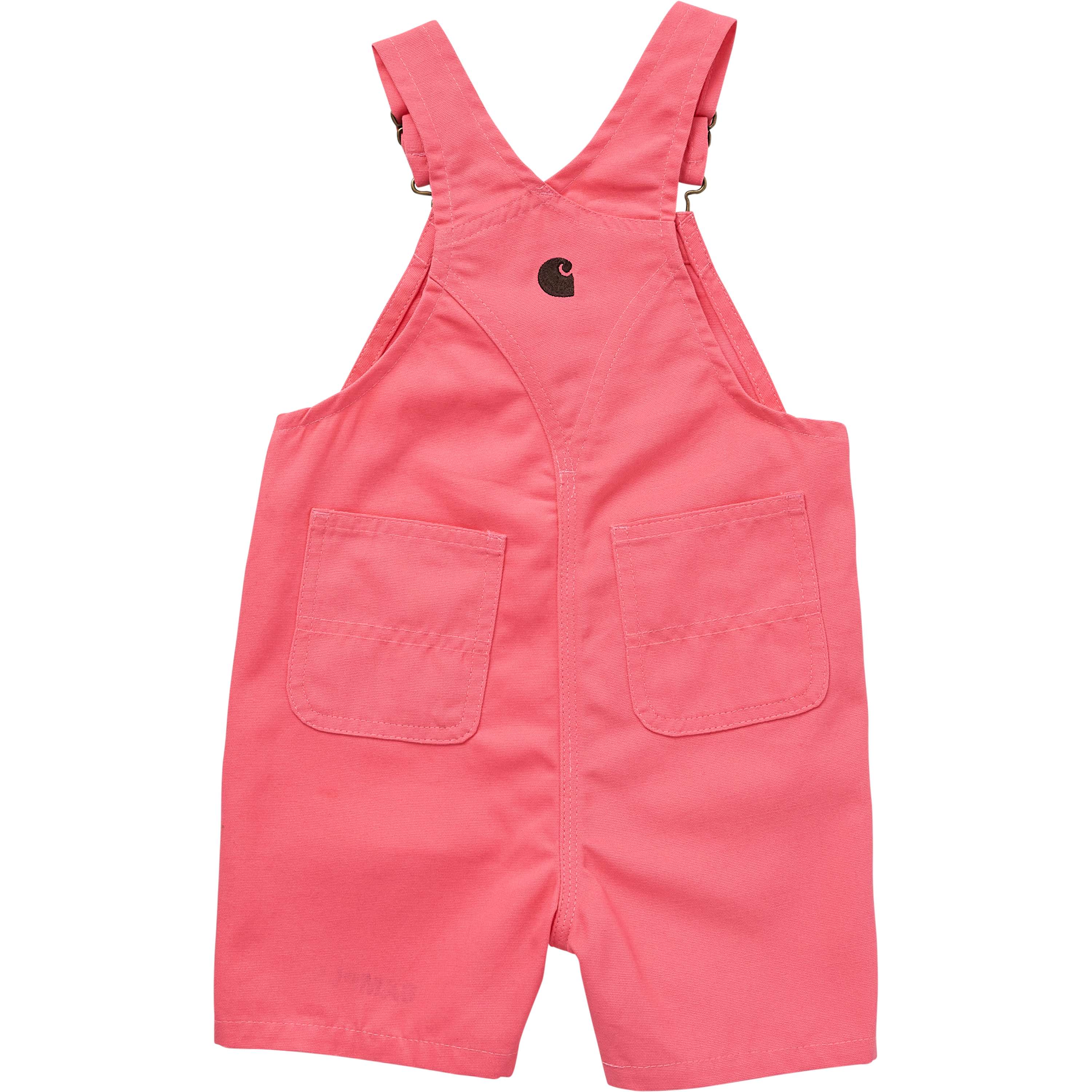 Girls' Loose Fit Canvas Shortall (Infant/Toddler)