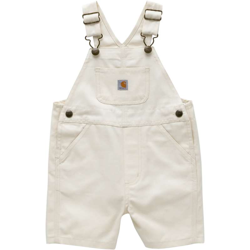 Carhartt  Chalk Kids' Loose Fit Canvas Shortall (Infant/Toddler)