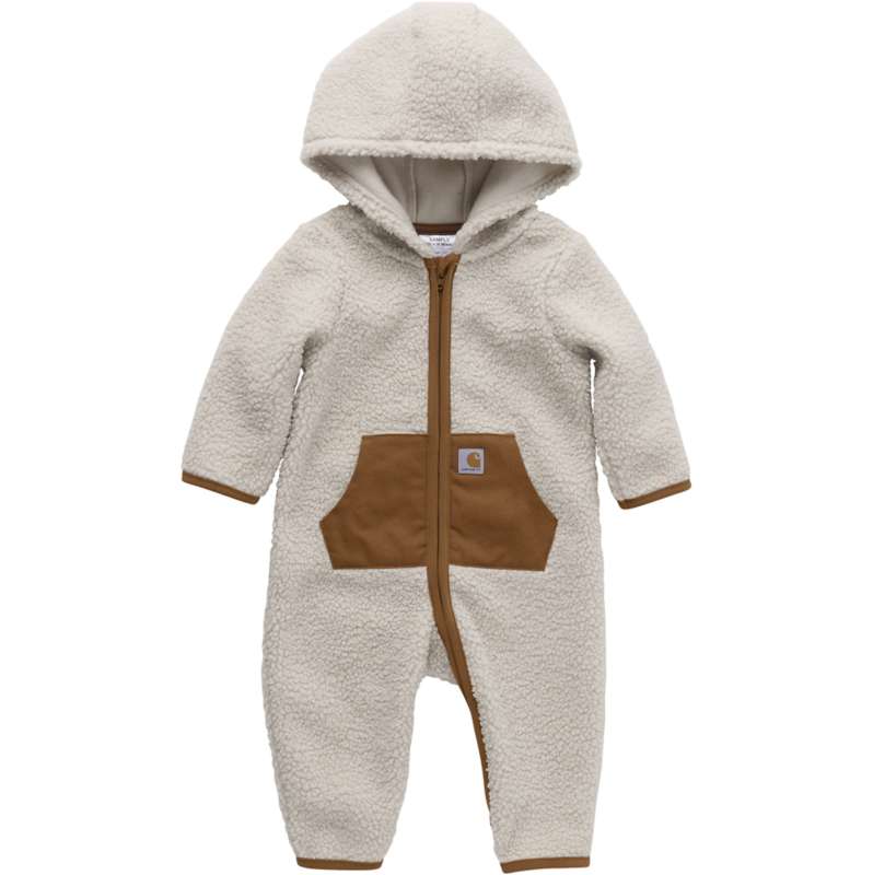 Carhartt  Malt Kids' Long-Sleeve Zip-Front Sherpa Coverall (Infant)