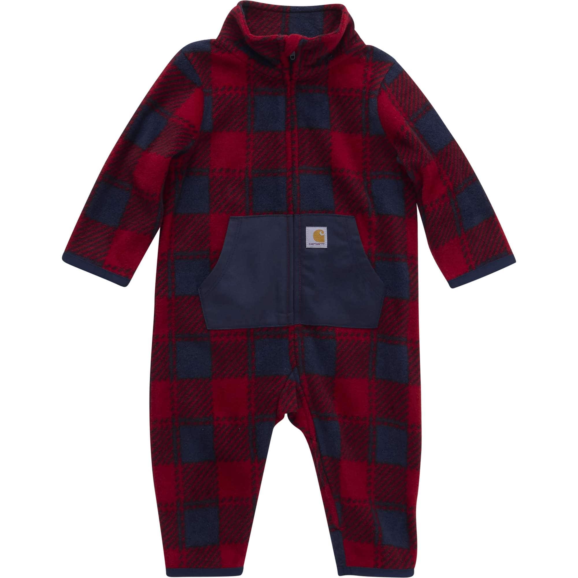 Additional thumbnail 1 of Boys' Long-Sleeve Printed Zip-Front Coverall (Infant)