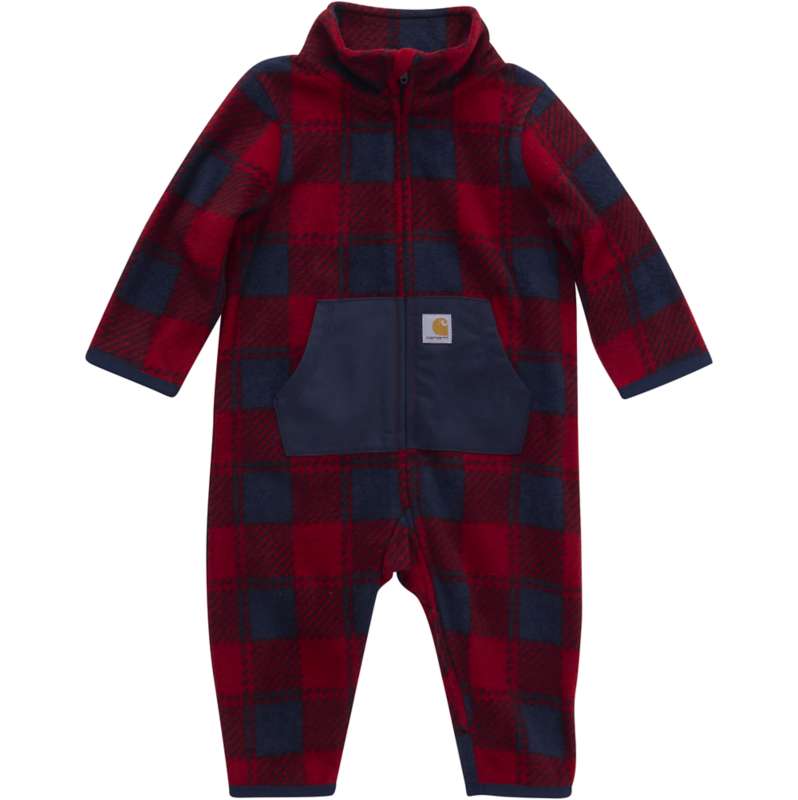 Carhartt  Chili Pepper Boys' Long-Sleeve Printed Zip-Front Coverall (Infant)