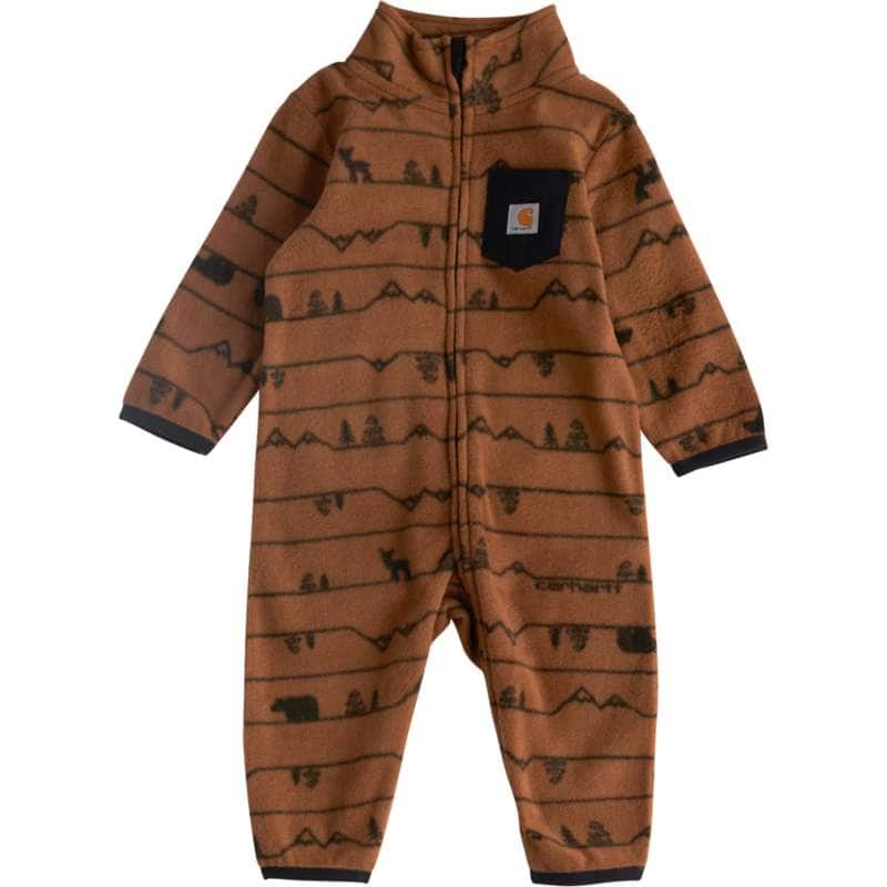 Kids' Long Sleeve Quilted Zip-Front Coverall (Baby)