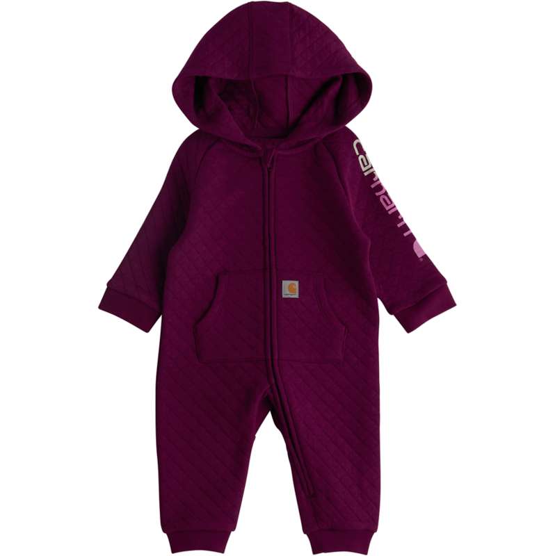 Carhartt  Gooseberry Kids' Long Sleeve Quilted Zip-Front Coverall (Baby)
