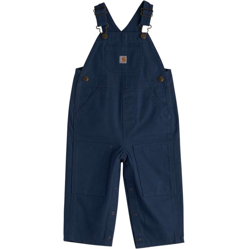 Carhartt  Deep Lagoon Girls' Loose Fit Canvas Bib Overall (Baby)