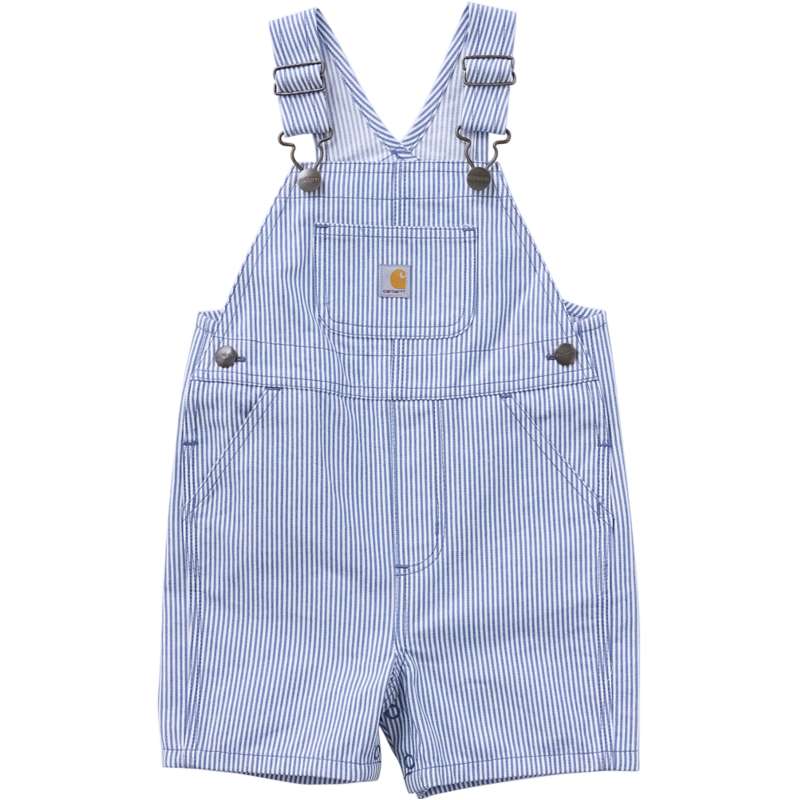 Carhartt  Marlin Heather Kids' Loose Fit Twill Stripe Shortall (Baby/Toddler)