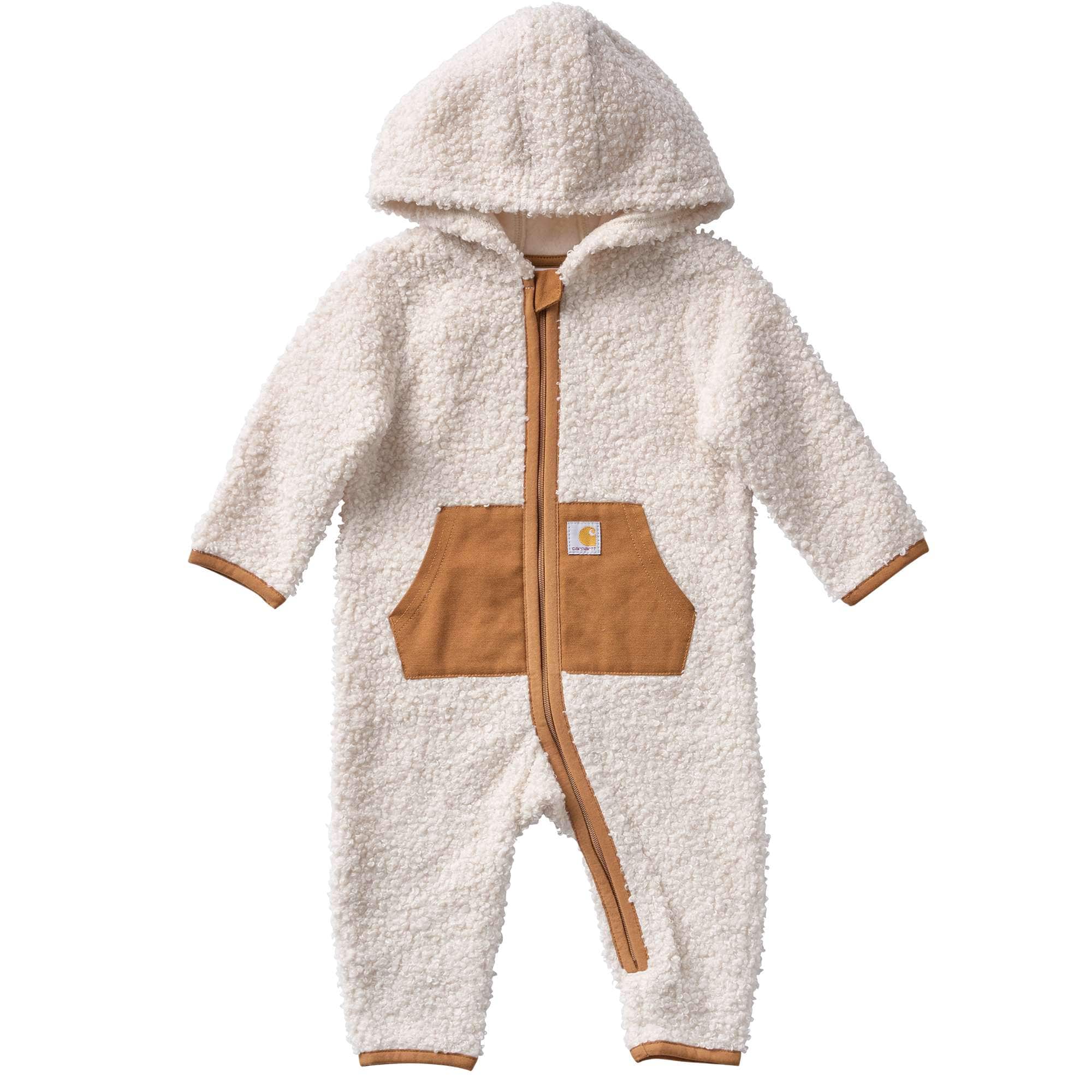 Carhartt Kids' Long Sleeve Zip-Front Sherpa Coverall (Baby)