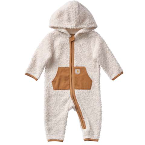 Carhartt Kids' Long Sleeve Zip-Front Sherpa Coverall (Baby)