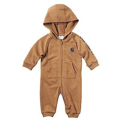 Carhartt Baby Boys' Camo Lined Logo Fleece Sweatshirt Hooded Zip Jacket 24m 