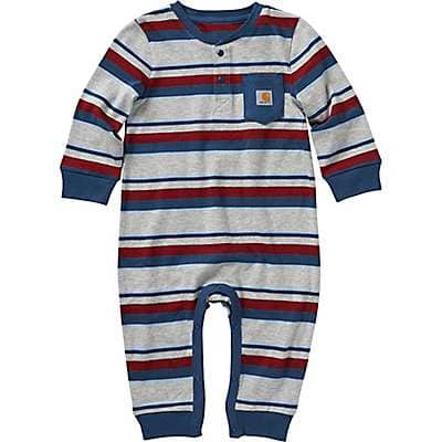 Carhartt Infant boy Navy Blazer Boys' Long-Sleeve Stripe Coverall
