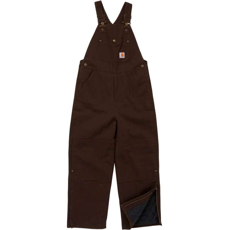 carhartt toddler flannel lined overalls