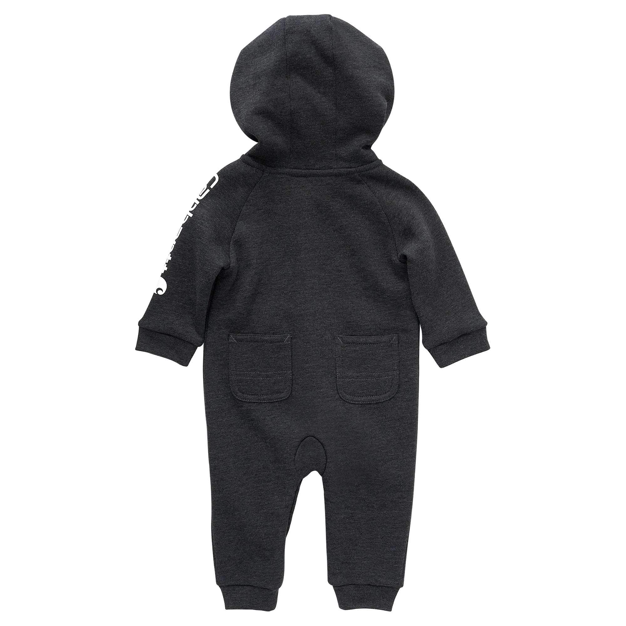 Boys' Long-Sleeve Zip-Front Hooded Heather Coverall (Infant)