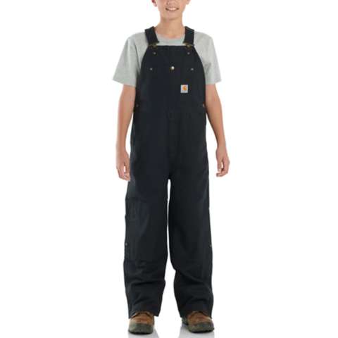 Carhartt Kids' Loose Fit Canvas Insulated Bib Overall (Child/Youth)