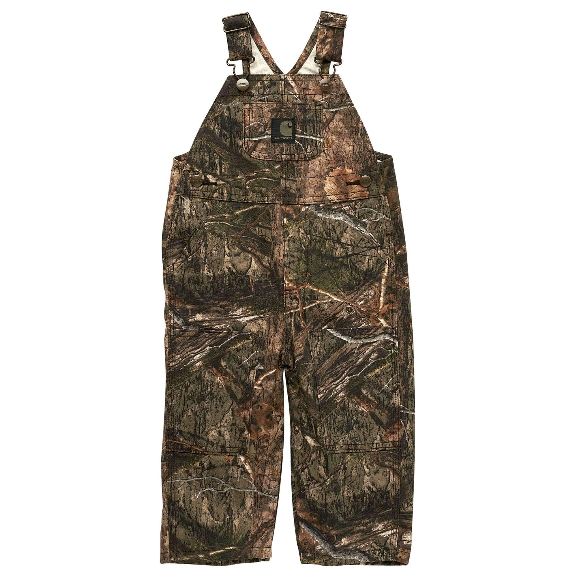 Kids Loose Fit Canvas Camo Bib Overall Infant Toddler 2T Carhartt