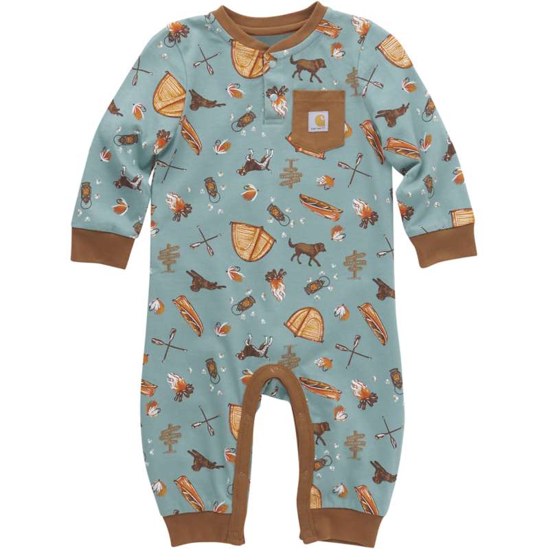 Carhartt  Patina Boys' Long-Sleeve Printed Coverall (Infant)