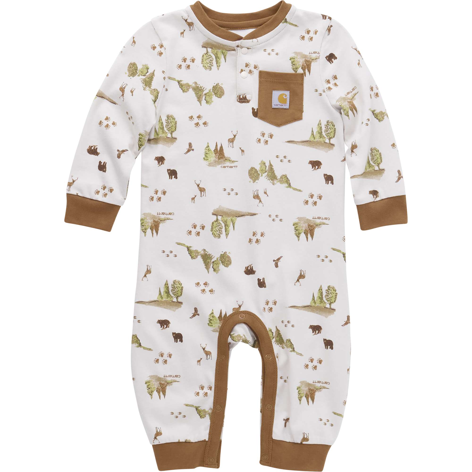 Carhartt Boys' Long-Sleeve Printed Coverall (Infant)