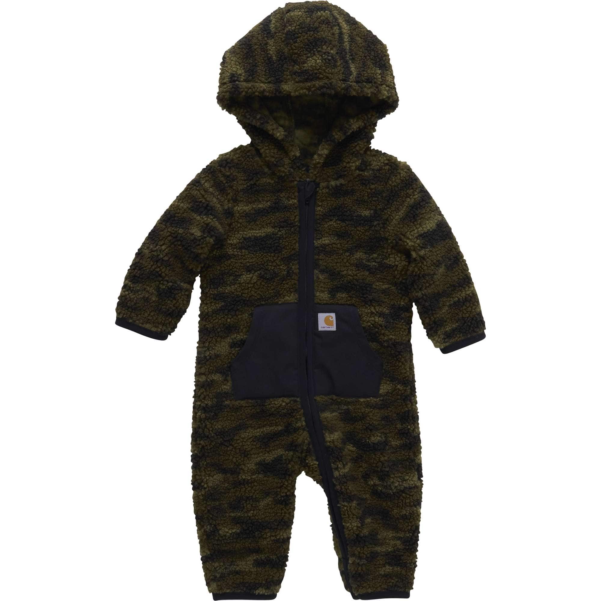 Carhartt Boys' Long-Sleeve Zip-Front Printed Sherpa Coverall (Infant)