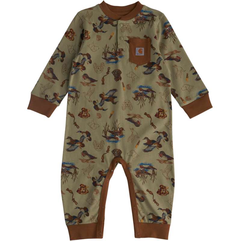 Carhartt  Sage Boys' Long Sleeve Duck Print Coverall (Baby)