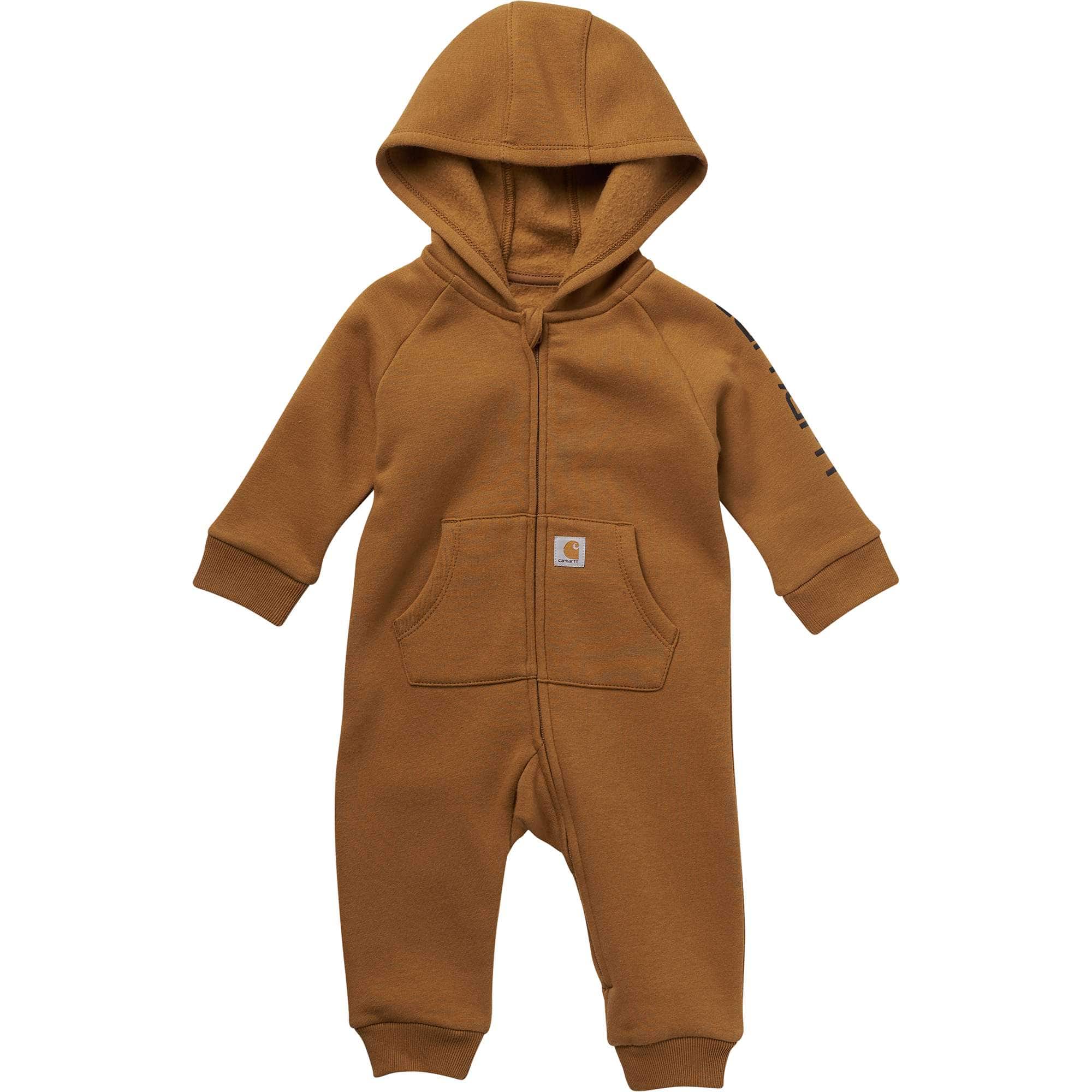 Carhartt Boys' Long Sleeve Zip-Front Hooded Fleece Coverall (Baby)