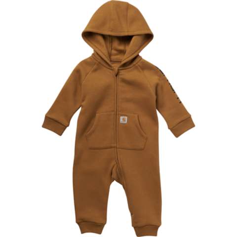 Детские куртки Carhartt Boys' Long Sleeve Zip-Front Hooded Fleece Coverall (Baby)
