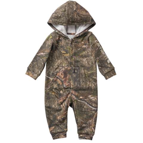 Детские куртки Carhartt Boys' Long Sleeve Zip-Front Hooded Camo Coverall (Baby)