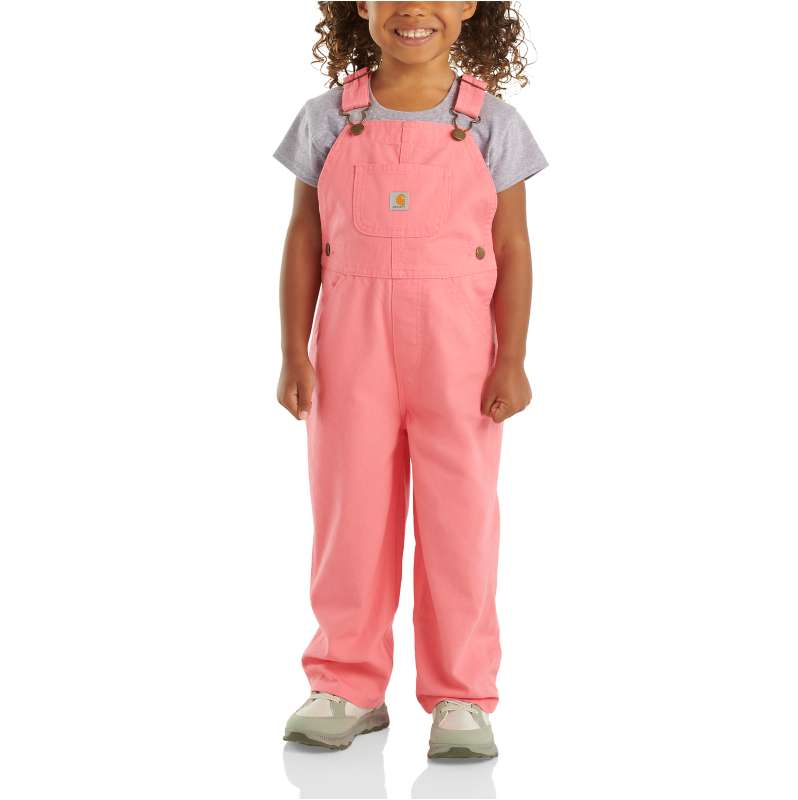 Girls' Loose Fit Canvas Bib Overall, Kid's Best Sellers
